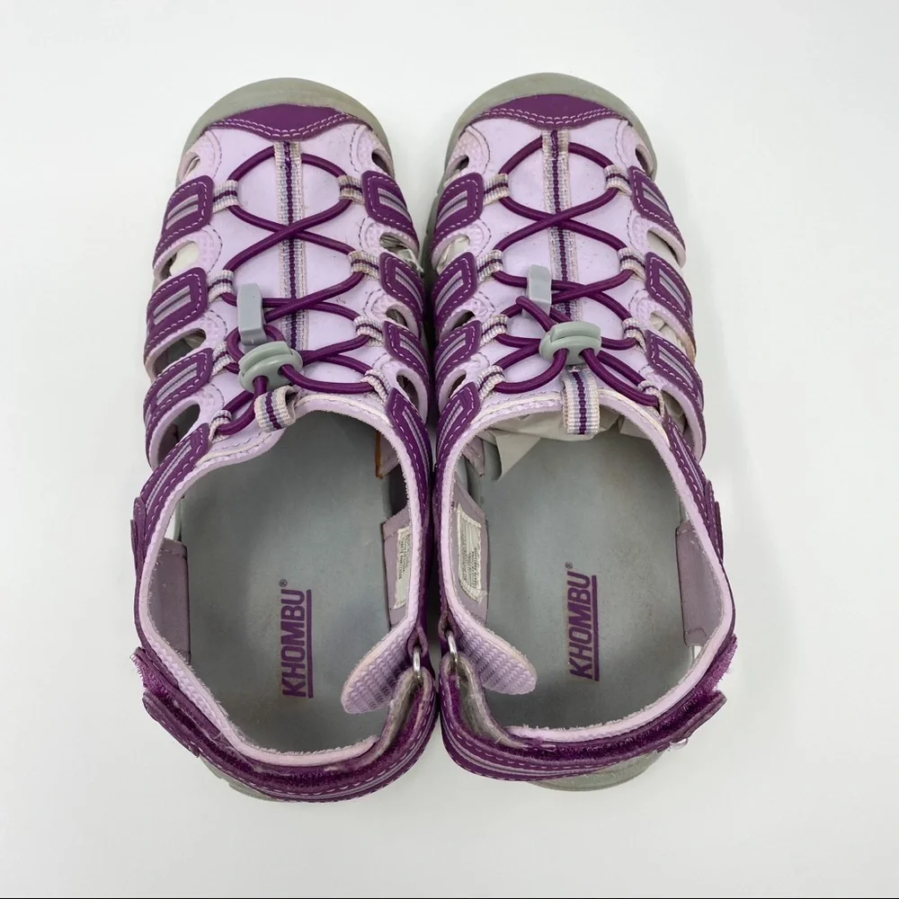 Khombu Sandy Kids Active Sandal Closed Toe. Purple/Pink. Youth Size 3